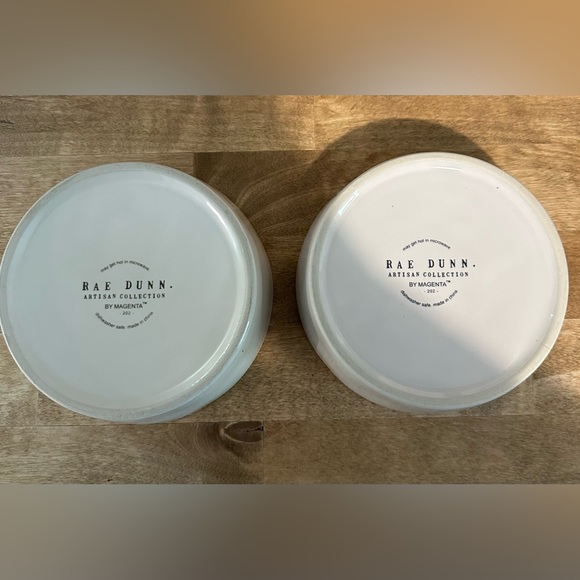 Rae Dunn Ceramic Small Pet Bowls - Picture 2 of 3